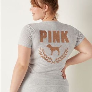 PINK lounge pants and everyday tshirt set